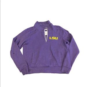Redshirt Louisiana State University quarter zip sweatshirt